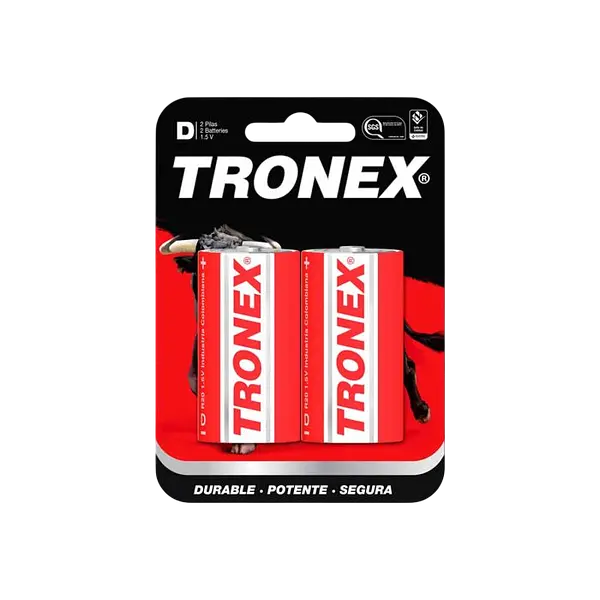 Bateria Manganeso D Roja Tronex