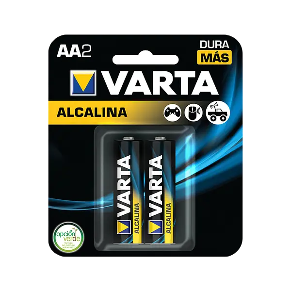 Bateria Alkaline AA Dedo Varta