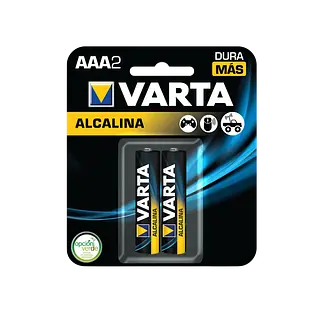 Bateria Alkaline AAA Pequeña Varta