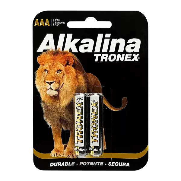 Bateria Alkalina AAA Pequeña Tronex 