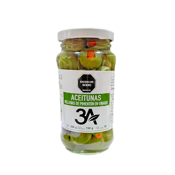 Aceitunas Rellenas Con Pimenton 3A