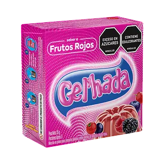 Gelatina De Frambuesa Gelhada