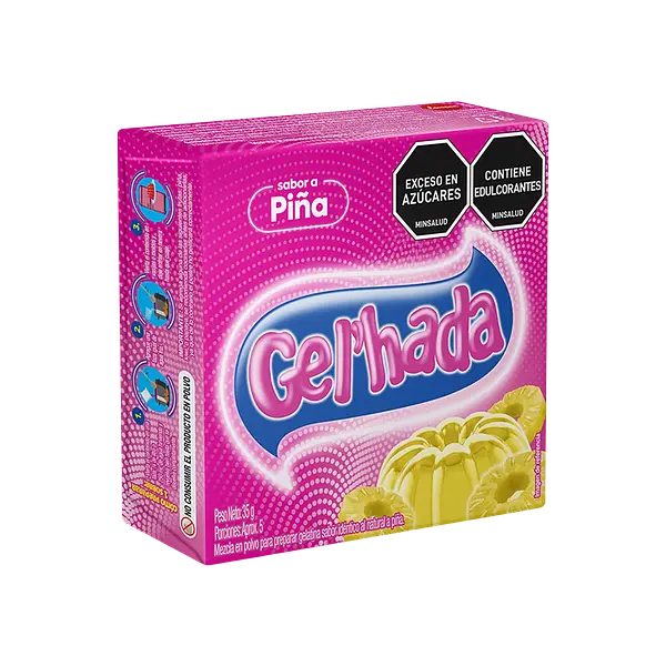 Gelatina De Piña Gelhada
