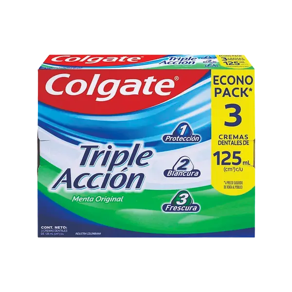 Crema TripleAccion Ecopack Colgate