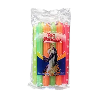 Vela Acanalada Navideña