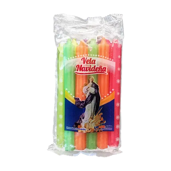 Vela Acanalada Navideña