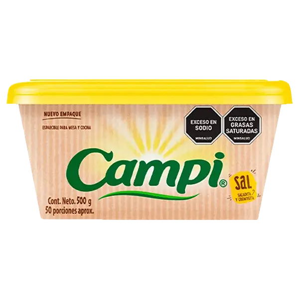 Margarina Esparcible Con Sal Grande Campi
