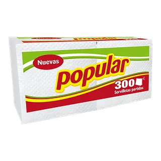Servilleta Partida x300 Popular