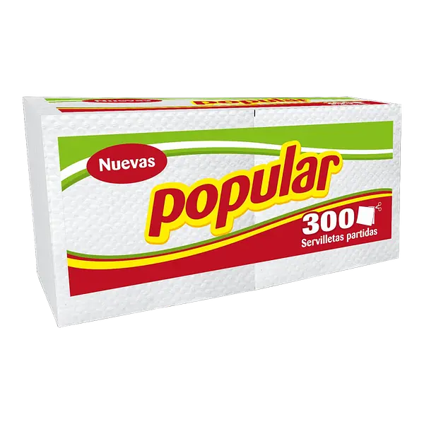 Servilleta Partida x300 Popular
