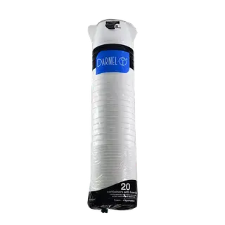 Contenedor Tapa Plastica 8oz Darnel