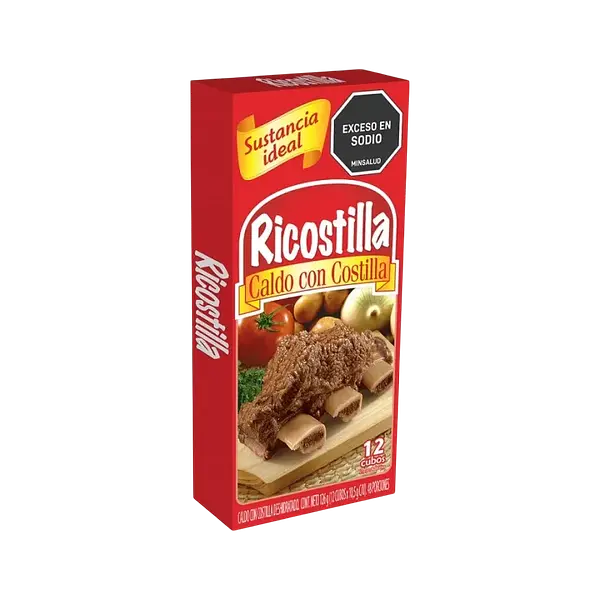 Caldo en Cubito Display Ricostilla
