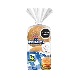 Pan Hamburguesa Bimbo