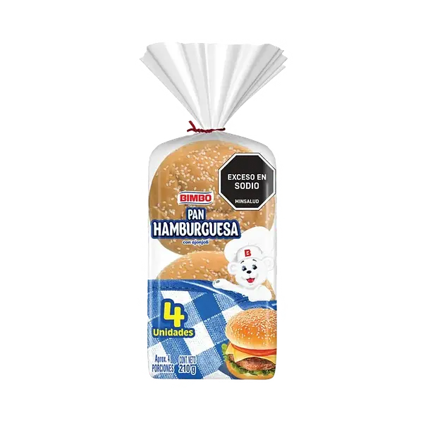 Pan Hamburguesa Bimbo