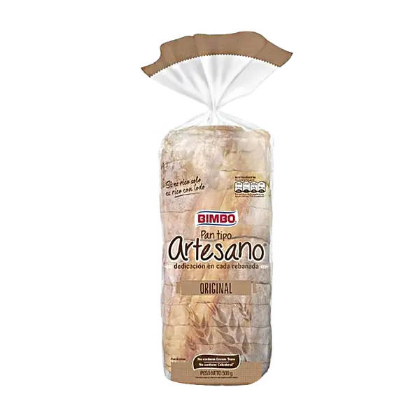 Pan Tajado Artesano Bimbo