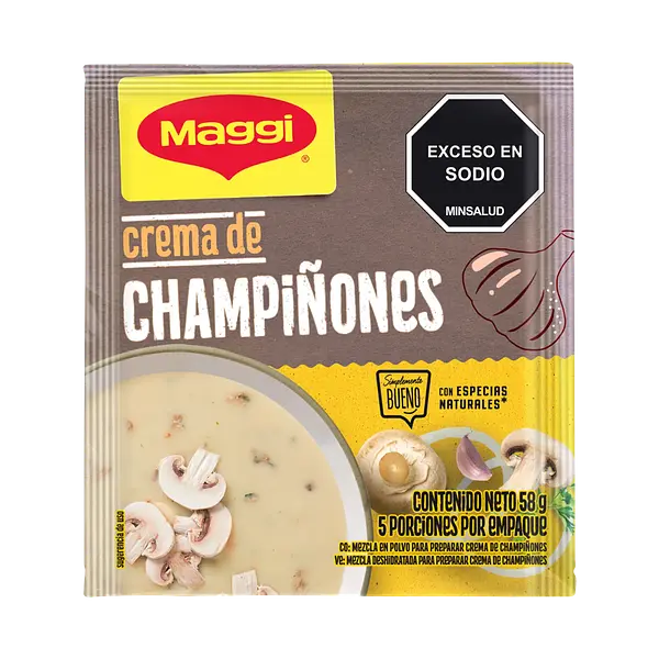 Base Para Crema De Champiñon En Sobre Maggi