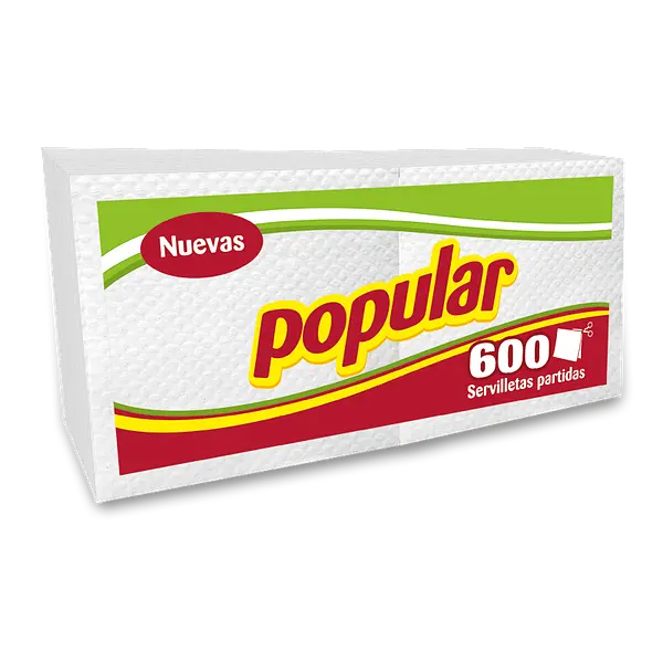 Servilleta Partida x600 Popular