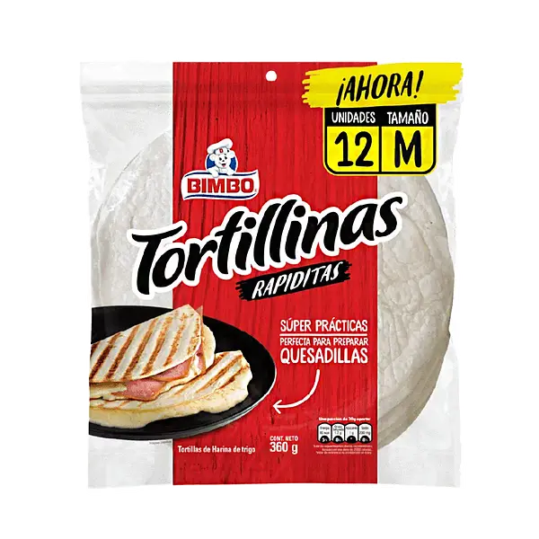 Tortilla Talla M Roja Bimbo