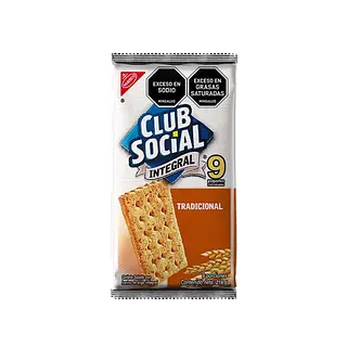 Galleta Integral Club Social