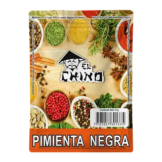 Pimienta Negra El Chino