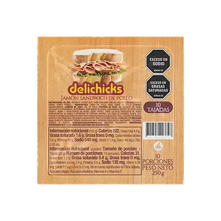 Jamon Sandwich Delichicks 