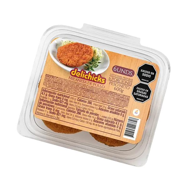 Milanesa De Pollo Delichicks 