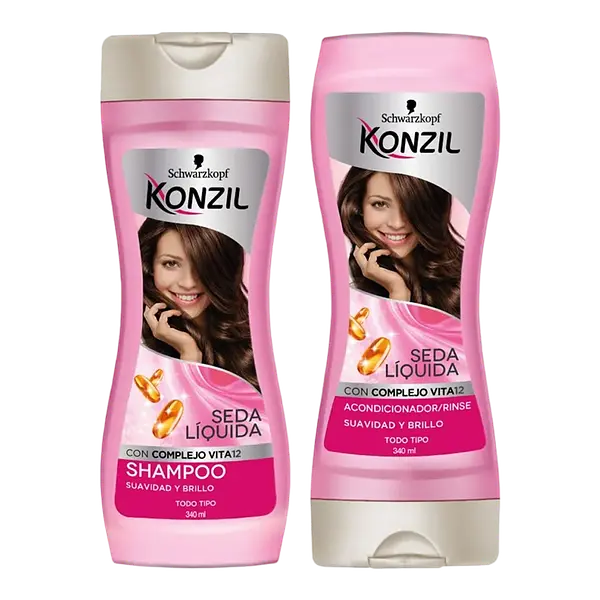 Shampoo + Acondicionador Seda Konzil