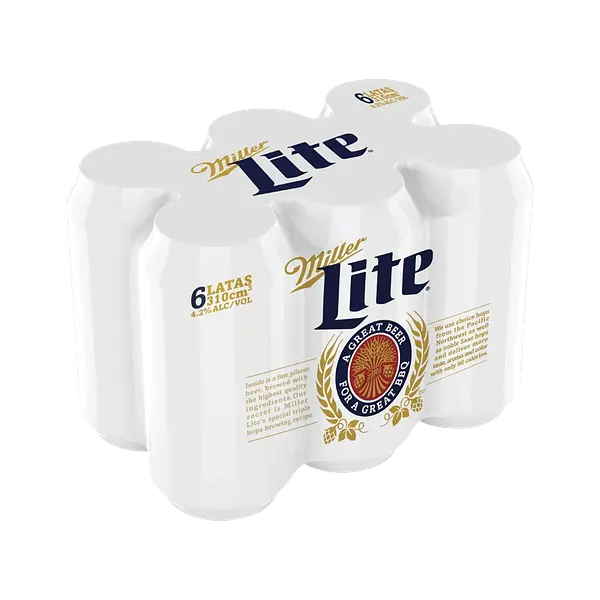 Cerveza Lata Miller Lite