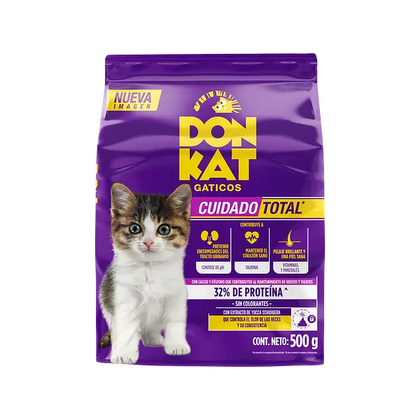 Alimento Para Gato Cachorros (Morado) Donkat