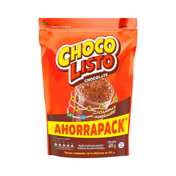 Bebida  En Polvo Achocolatada DoyPack Chocolisto 