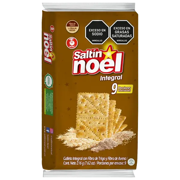 Galleta Integral Saltin Noel 