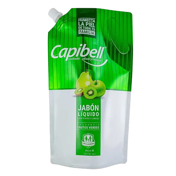 Jabon Liquido Frutos Verdes Capibell