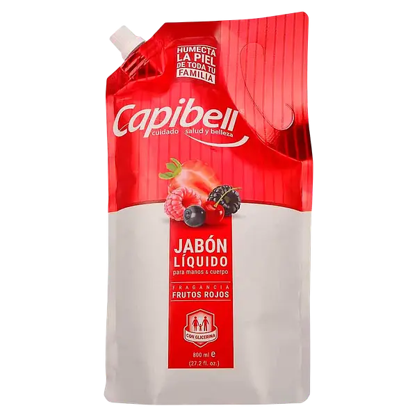 Jabon liquido Frutos Rojos Capibell