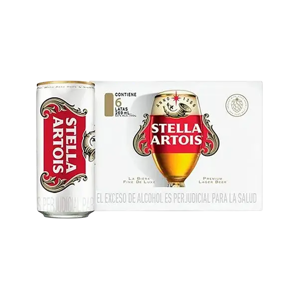 Cerveza Lata Stella Artois