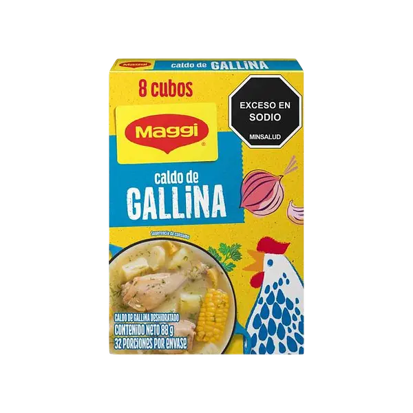 Caldo De Gallina Cajetilla Maggi