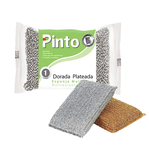 Esponja Dorada-Plateada Pinto