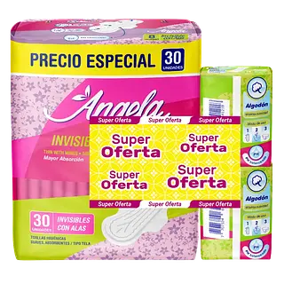 Toalla Invisible+Gratis Protectores Angela