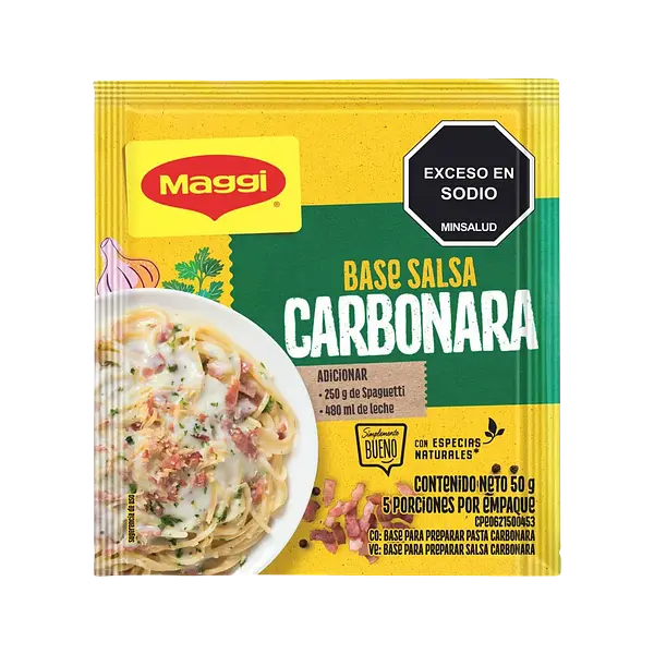Base Para Salsa Carbonara En Sobre Maggi