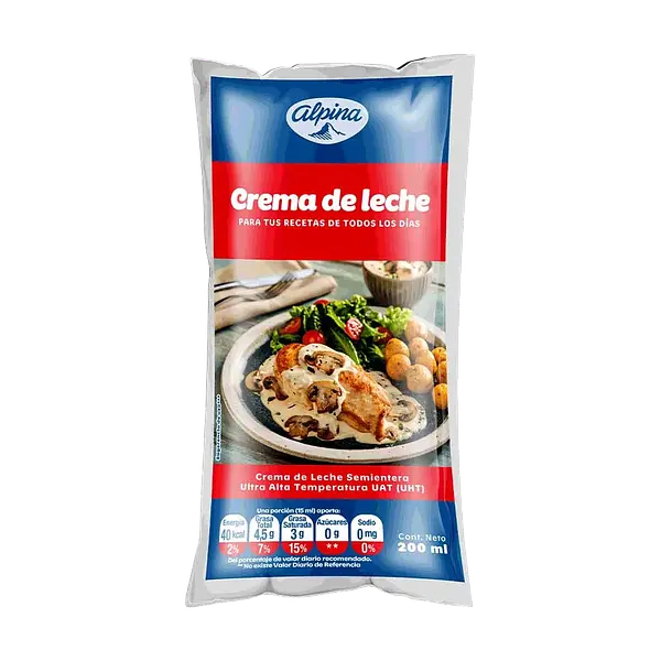 Crema De Leche Alpina 