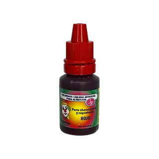 Color Liquido Rojo Gotero