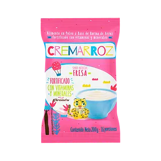Colada De Fresa Cremarroz