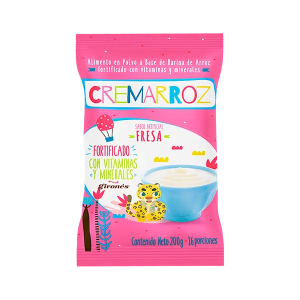 Colada De Fresa Cremarroz
