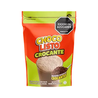 Bebida En Polvo Achocolatada Crocante Chocolisto 