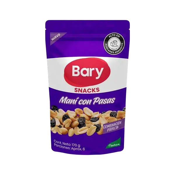 Mani Sal Con Uvas Pasas Bary