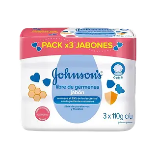 Jabon Johnson's Baby Libre de Gérmen