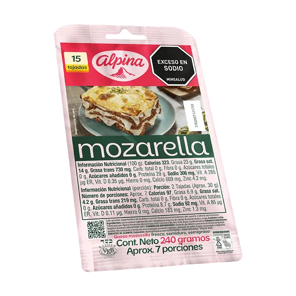 Queso Mozarella Alpina