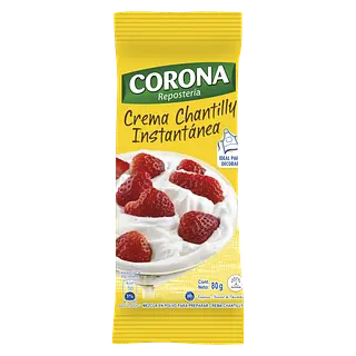 Crema Chantilly En Polvo Corona