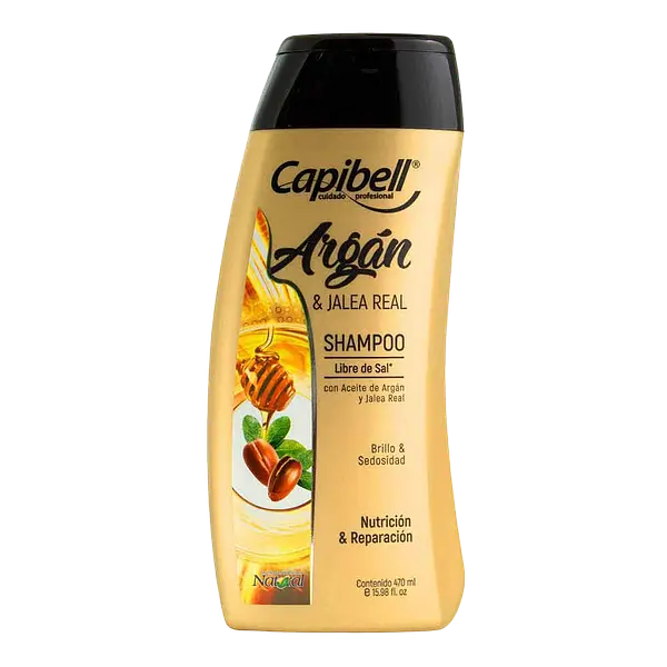 Shampoo Aceite Argan&Jalea Capibell 
