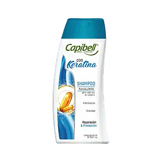 Shampoo Keratina&Silicona Capibell 