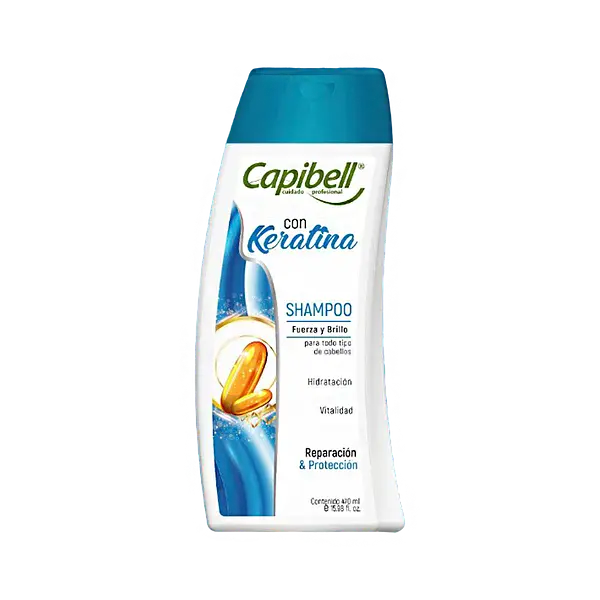 Shampoo Keratina&Silicona Capibell 