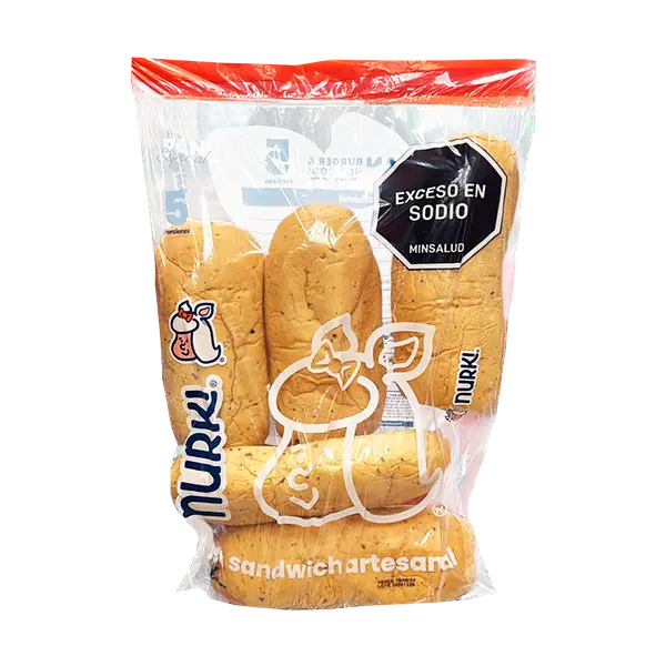 Pan Sanduche Finas Hierbas Burger 